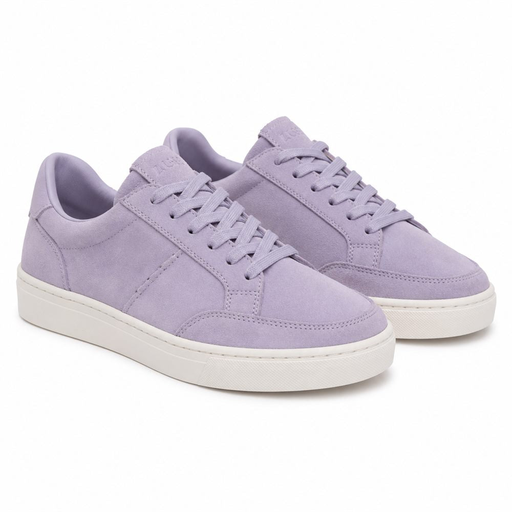Lavinia - Sneaker bassa in scamosciato lilla tono su tono