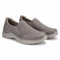 Piuma - Slip-on comfort in mesh grigio tortora
