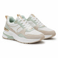 Salina - Sneaker chunky bianca salvia dettagli oro